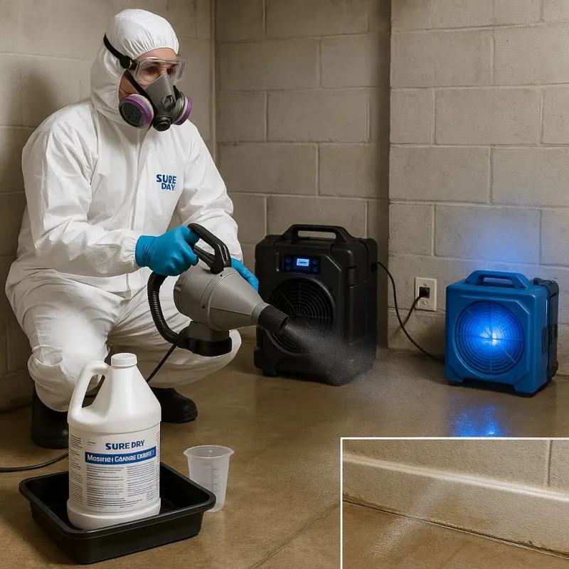 Sanitization and Odor Removal process in Orange, VA